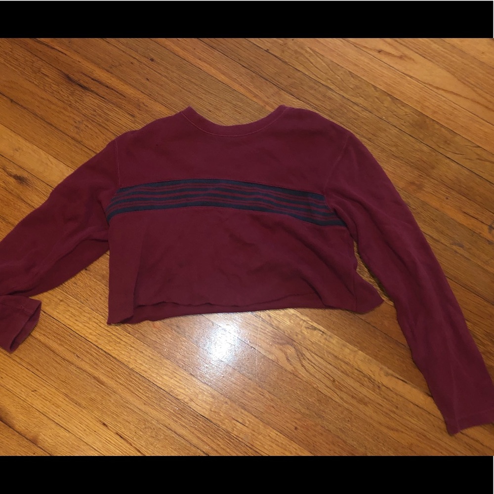 Cropped vintage crew neck